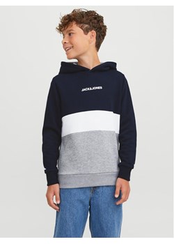 Jack&Jones Junior Bluza 12237402 Granatowy Regular Fit ze sklepu MODIVO w kategorii Bluzy chłopięce - zdjęcie 182703125