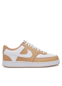 Nike Sneakersy Court Vision Lo Nn DH3158 Beżowy ze sklepu MODIVO w kategorii Buty sportowe damskie - zdjęcie 182703139