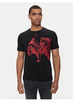 Hugo T-Shirt Dikobra 50519013 Czarny Regular Fit ze sklepu MODIVO w kategorii T-shirty męskie - zdjęcie 182703169