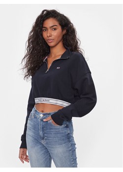 Tommy Jeans Bluza DW0DW16129 Granatowy Regular Fit ze sklepu MODIVO w kategorii Bluzy damskie - zdjęcie 182703199