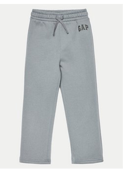 Gap Spodnie materiałowe 645346-02 Szary Regular Fit ze sklepu MODIVO w kategorii Spodnie dziewczęce - zdjęcie 182703245