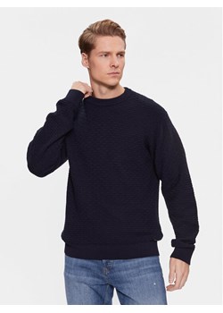 Hugo Sweter Sonderson 50500007 Granatowy Regular Fit ze sklepu MODIVO w kategorii Swetry męskie - zdjęcie 182703269
