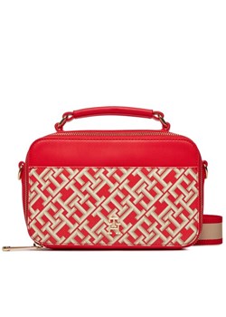 Tommy Hilfiger Torebka Iconic Tommy Camera Bag Mono AW0AW16083 Czerwony ze sklepu MODIVO w kategorii Listonoszki - zdjęcie 182703275