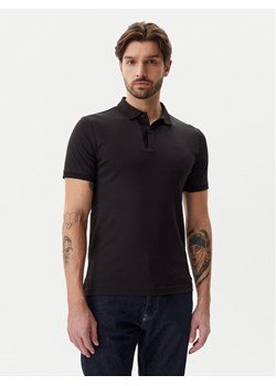 Calvin Klein Polo K10K114135 Czarny Regular Fit ze sklepu MODIVO w kategorii T-shirty męskie - zdjęcie 182703447