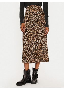 Vero Moda Spódnica midi Verena 10323868 Brązowy Regular Fit ze sklepu MODIVO w kategorii Spódnice - zdjęcie 182703458