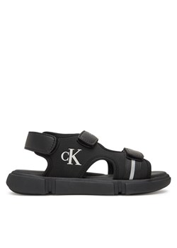 Calvin Klein Jeans Sandały V3B2-83023-1591 D Czarny ze sklepu MODIVO w kategorii Sandały dziecięce - zdjęcie 182703459