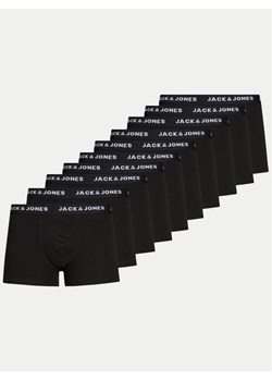 Jack&Jones Komplet 10 par bokserek Solid 12189937 Czarny ze sklepu MODIVO w kategorii Majtki męskie - zdjęcie 182703489