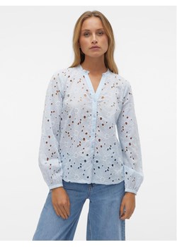 Vero Moda Koszula Ida 10303333 Błękitny Regular Fit - id: 0000303612238 - marki Vero Moda - 182703577 Vero Moda Koszula Ida 10303333 Błękitny Regular Fit ze sklepu MODIVO w kategorii Koszule damskie - zdjęcie 182703577