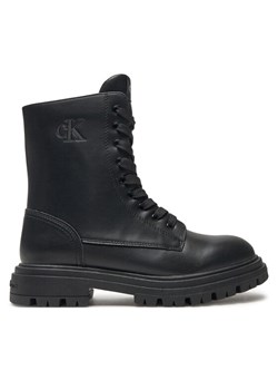 Calvin Klein Jeans Trapery V3X5-81096-1355 S Czarny ze sklepu MODIVO w kategorii Buty zimowe dziecięce - zdjęcie 182703588