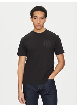 Just Cavalli T-Shirt 78OAHT01 Czarny Regular Fit ze sklepu MODIVO w kategorii T-shirty męskie - zdjęcie 182703665