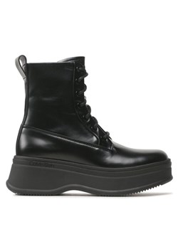 Calvin Klein Botki Pitched Combat HW0HW01599 Czarny ze sklepu MODIVO w kategorii Botki - zdjęcie 182703765