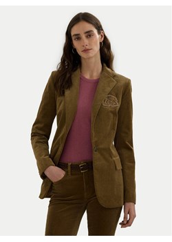 LAUREN RALPH LAUREN Marynarka 200956574002 Brązowy Regular Fit ze sklepu MODIVO w kategorii Marynarki damskie - zdjęcie 182703907