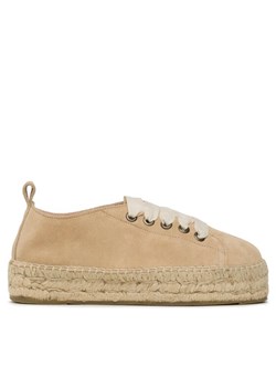 Manebi Espadryle Lace-Up Espadrilles K 1.1 E0 Beżowy ze sklepu MODIVO w kategorii Espadryle damskie - zdjęcie 182703945