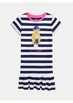Polo Ralph Lauren Sukienka codzienna 312957382001 Granatowy Regular Fit ze sklepu MODIVO w kategorii Sukienki dziewczęce - zdjęcie 182703947