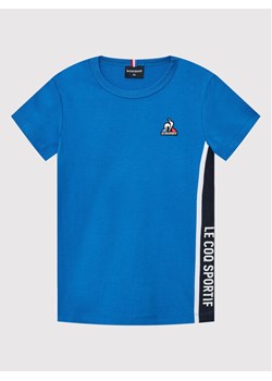 Le Coq Sportif T-Shirt 2210494 Niebieski Regular Fit ze sklepu MODIVO w kategorii T-shirty chłopięce - zdjęcie 182703976