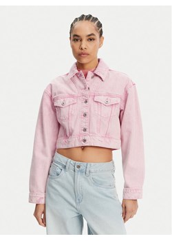 HUGO Kurtka jeansowa Galatea 50534763 Różowy Regular Fit ze sklepu MODIVO w kategorii Kurtki damskie - zdjęcie 182704026
