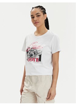 Guess T-Shirt W4GI17 I3Z14 Biały Regular Fit ze sklepu MODIVO w kategorii Bluzki damskie - zdjęcie 182704097