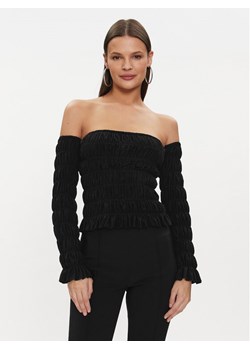 NORMA KAMALI Bluzka KK4226PL867001 Czarny Regular Fit ze sklepu MODIVO w kategorii Bluzki damskie - zdjęcie 182704118