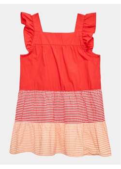 United Colors Of Benetton Sukienka codzienna 4EW7GV00U Czerwony Regular Fit ze sklepu MODIVO w kategorii Sukienki dziewczęce - zdjęcie 182704126