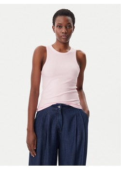 Tommy Hilfiger Top WW0WW38635 Różowy Slim Fit ze sklepu MODIVO w kategorii Bluzki damskie - zdjęcie 182704127