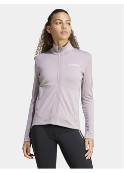 adidas Polar Terrex Multi IQ3747 Fioletowy Slim Fit ze sklepu MODIVO w kategorii Bluzy damskie - zdjęcie 182704155