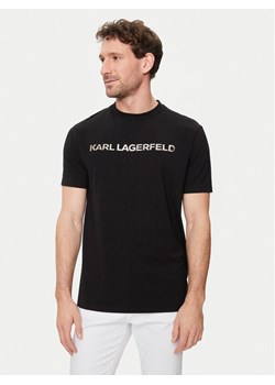 KARL LAGERFELD T-Shirt 755053 542221 Czarny Regular Fit ze sklepu MODIVO w kategorii T-shirty męskie - zdjęcie 182704186