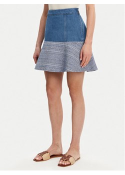 Guess Spódnica mini W5GD87 WH610 Niebieski Regular Fit ze sklepu MODIVO w kategorii Spódnice - zdjęcie 182704197