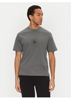 HUGO T-Shirt Debostac 50535499 Szary Relaxed Fit ze sklepu MODIVO w kategorii T-shirty męskie - zdjęcie 182704215