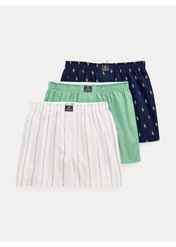 Polo Ralph Lauren Komplet 3 par bokserek 714830273037 Kolorowy ze sklepu MODIVO w kategorii Majtki męskie - zdjęcie 182704326