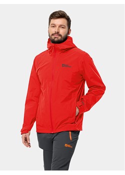 Jack Wolfskin Kurtka przeciwdeszczowa Robury 2L Jkt 1116391 Czerwony Regular Fit ze sklepu MODIVO w kategorii Kurtki męskie - zdjęcie 182704346