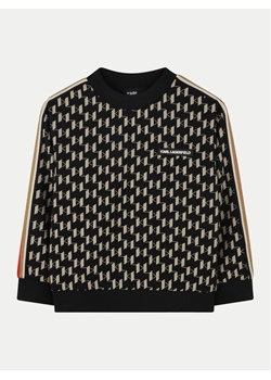 Karl Lagerfeld Kids Bluza Z30255 M Czarny Regular Fit ze sklepu MODIVO w kategorii Bluzy chłopięce - zdjęcie 182704409