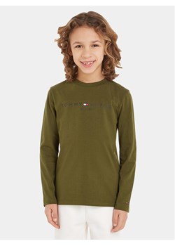 Tommy Hilfiger Bluzka Essential KS0KS00202 Zielony Regular Fit ze sklepu MODIVO w kategorii T-shirty chłopięce - zdjęcie 182704418