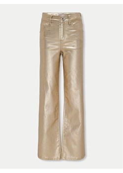Kids ONLY Jeansy 15333071 Złoty Wide Leg ze sklepu MODIVO w kategorii Spodnie dziewczęce - zdjęcie 182704425
