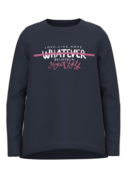 NAME IT Bluzka 13218897 Granatowy Relaxed Fit ze sklepu MODIVO w kategorii Bluzki dziewczęce - zdjęcie 182704435