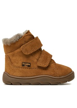 Froddo Kozaki Zeru Tex Furry Barefoot G2110149-2 M Brązowy ze sklepu MODIVO w kategorii Buty zimowe dziecięce - zdjęcie 182704448