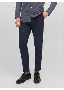 Jack&Jones Chinosy Marco 12237523 Granatowy Slim Fit ze sklepu MODIVO w kategorii Spodnie męskie - zdjęcie 182704638