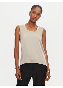 ViCOLO Bluzka TB0038 Beżowy Regular Fit ze sklepu MODIVO w kategorii Bluzki damskie - zdjęcie 182704679