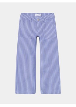 NAME IT Spodnie materiałowe Bella 13224809 Niebieski Wide Leg ze sklepu MODIVO w kategorii Spodnie dziewczęce - zdjęcie 182704699