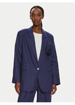 ViCOLO Marynarka TB1500 Granatowy Relaxed Fit ze sklepu MODIVO w kategorii Marynarki damskie - zdjęcie 182704745