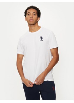 U.S. Polo Assn. T-Shirt MUP3311 Biały Slim Fit ze sklepu MODIVO w kategorii T-shirty męskie - zdjęcie 182704768