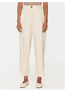 Marella Spodnie materiałowe Aia 2515131071 Beżowy Loose Fit - id: 0000304754005 - marki Marella - 182704947 Marella Spodnie materiałowe Aia 2515131071 Beżowy Loose Fit ze sklepu MODIVO w kategorii Spodnie damskie - zdjęcie 182704947