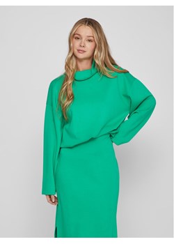 Vila Bluza 14088385 Zielony Relaxed Fit ze sklepu MODIVO w kategorii Bluzy damskie - zdjęcie 182704958