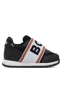 BOSS Sneakersy J52157 M Czarny ze sklepu MODIVO w kategorii Buty sportowe dziecięce - zdjęcie 182704985