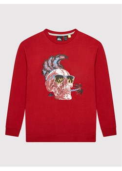 Quiksilver Bluza Smoke EQBFT03791 Czerwony Regular Fit ze sklepu MODIVO w kategorii Bluzy chłopięce - zdjęcie 182705008