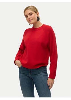 Vero Moda Sweter Gold 10315516 Czerwony Regular Fit ze sklepu MODIVO w kategorii Swetry damskie - zdjęcie 182705065