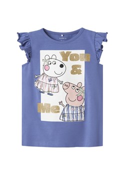 NAME IT Top Peppa 13242959 Niebieski Regular Fit ze sklepu MODIVO w kategorii Bluzki dziewczęce - zdjęcie 182705126