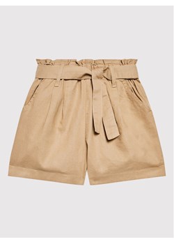 United Colors Of Benetton Szorty materiałowe 4BE7C9005 Beżowy Regular Fit ze sklepu MODIVO w kategorii Spodenki dziewczęce - zdjęcie 182705238