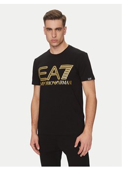 EA7 Emporio Armani T-Shirt 7M001106 AF10373 MC004 Czarny Regular Fit ze sklepu MODIVO w kategorii T-shirty męskie - zdjęcie 182705395