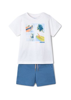Mayoral Komplet t-shirt i spodenki 3611 Niebieski Regular Fit ze sklepu MODIVO w kategorii Komplety chłopięce - zdjęcie 182705437