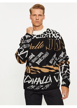 Just Cavalli Sweter 75OAFM08 Kolorowy Regular Fit ze sklepu MODIVO w kategorii Swetry męskie - zdjęcie 182705508